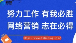 努力工作 有我必勝 網(wǎng)絡(luò)營銷 志在必得